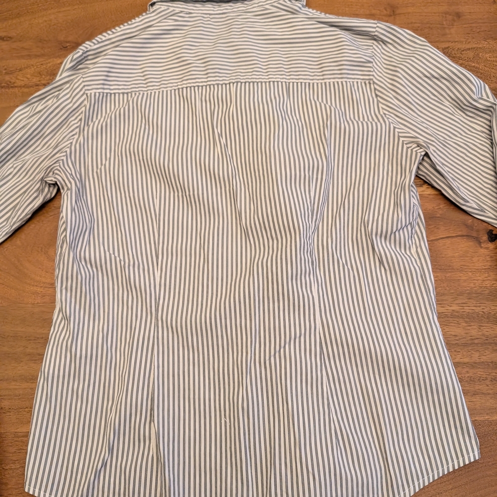 Liz Claiborne Striped Button-Up Shirt - Picture 5 of 7